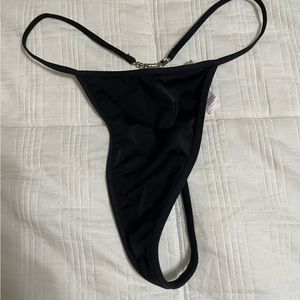 Victoria’s Secret vintage satin rhinestone vstring.  Size L